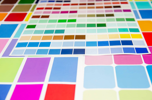 Color palette guide close up - Photo, Image