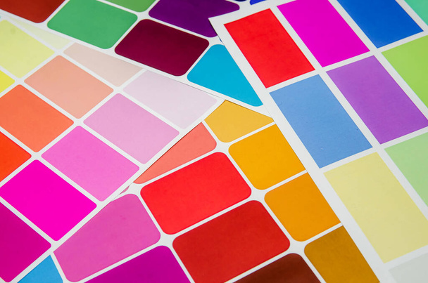 Color palette guide close up - Foto, Imagen