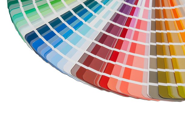 Paleta de cores arco-íris isolado no branco
 - Foto, Imagem