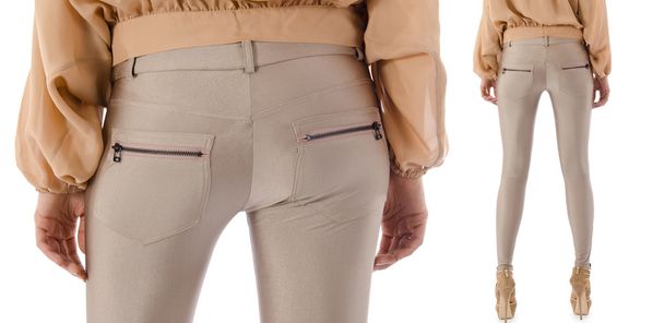Trousers on the model isolated - Photo, Image