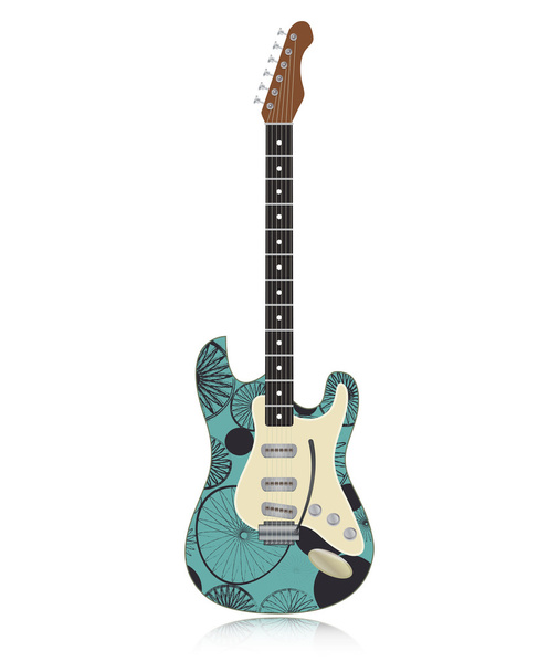 Electric guitar. - Vector, Image
