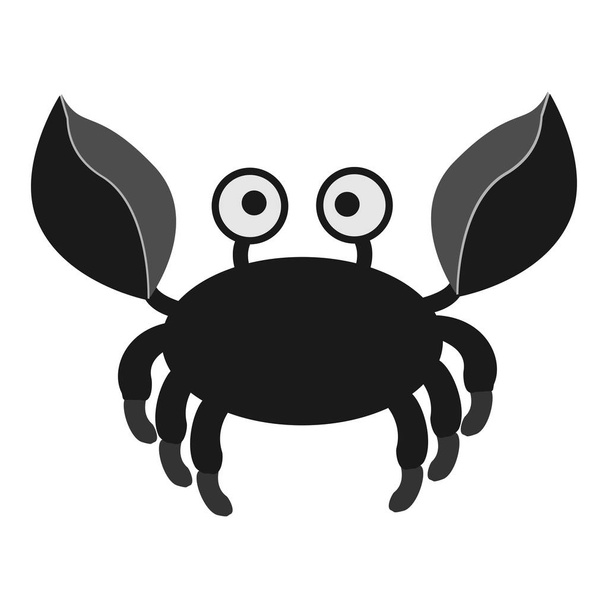 crab icon illustration isolated vector sign symbol - Vector, Image