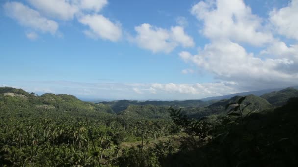 πανοραμική θέα των βουνών ζούγκλα - Πλάνα, βίντεο