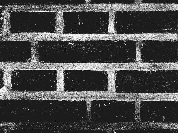 Distress vecchia texture muro di mattoni. Sfondo grunge bianco e nero. Illustrazione vettoriale EPS8. - Vettoriali, immagini