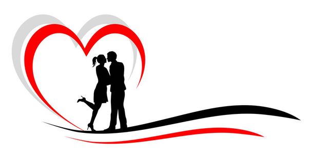 beauty love graphic in vector quality - Vector, Image