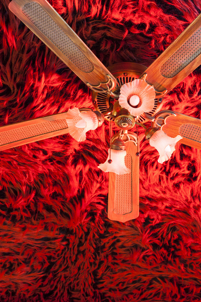 Unusual Red Ceiling - Photo, Image
