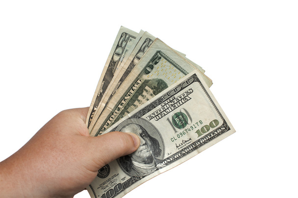 Рука человека с деньгами
 - Фото, изображение