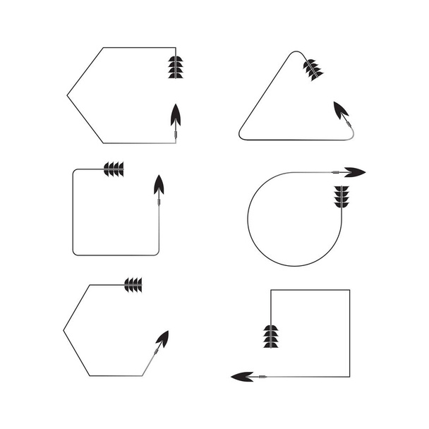 矢と弓のベクトルセット - ベクター画像