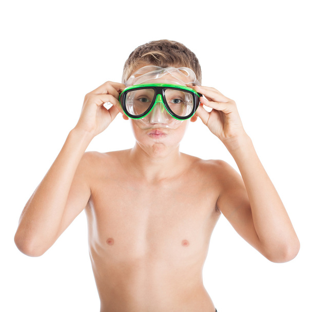 Boy wearing swimming shorts - Fotografie, Obrázek