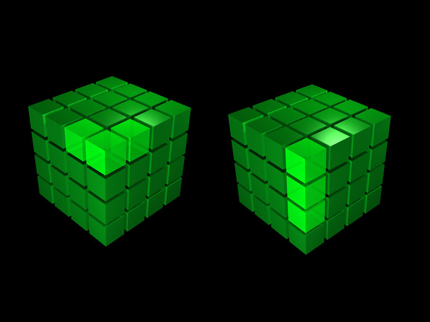 Cubos 3D - Foto, imagen
