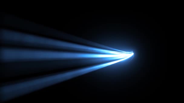 Streszczenie Świecące Slow Motion Light Strokes Tło / 4k animacja abstrakcyjnego powolnego tła ruchu z świecącymi uderzeniami 3d światła z trajektorią szybkiego ruchu - Materiał filmowy, wideo