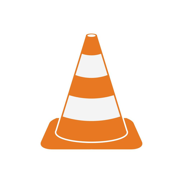 Modèle d'icône de cône de trafic couleur noire modifiable. Symbole icône cône de circulation Illustration vectorielle plate pour la conception graphique et web
. - Vecteur, image
