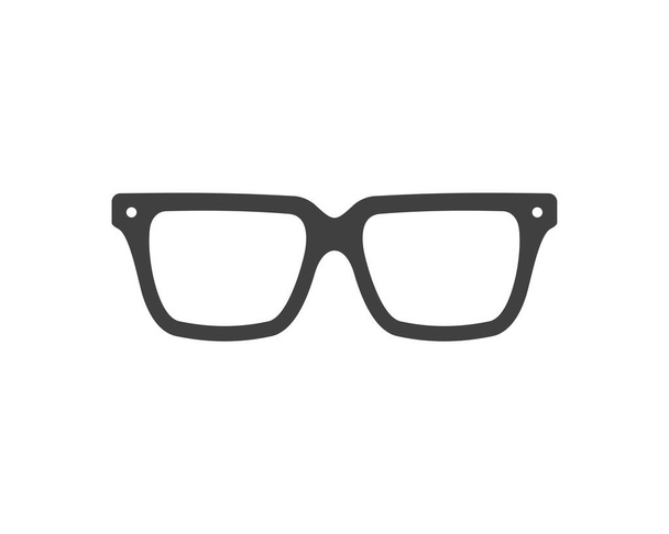 Plantilla icono gafas de color negro editable. Icono de gafas símbolo Ilustración vectorial plana para diseño gráfico y web
. - Vector, Imagen