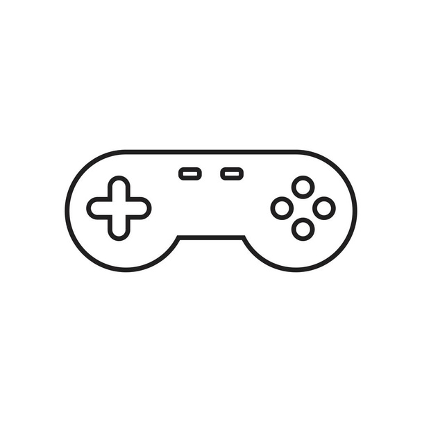 šablona herní ikony černá barva upravitelná. symbol herní ikony Ploché vektorové ilustrace pro grafický a webový design. - Vektor, obrázek