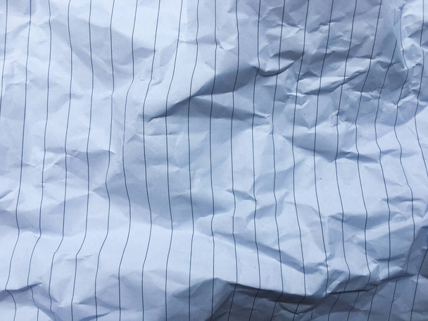 Weiße Linien runzeligen Papierhintergrund. Leerzeichen für Text oder Design - Foto, Bild