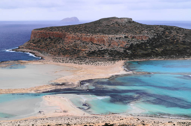 Beach of Balos bay in Crete - Фото, изображение