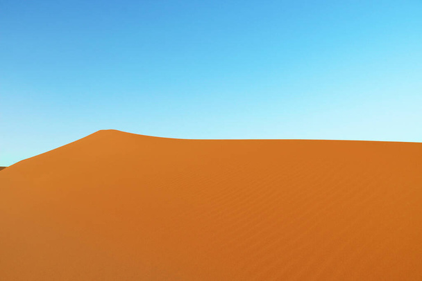 Duna de areia no deserto saudita - Belo deserto árabe
 - Foto, Imagem