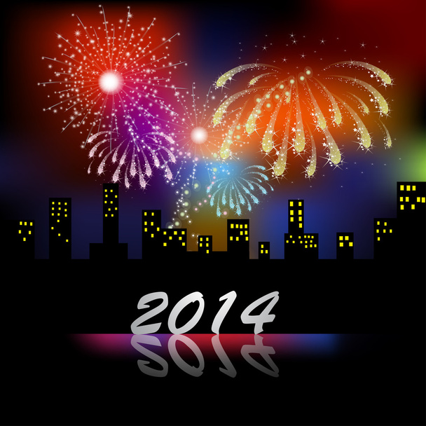 Firework's for new year - Vector, Image