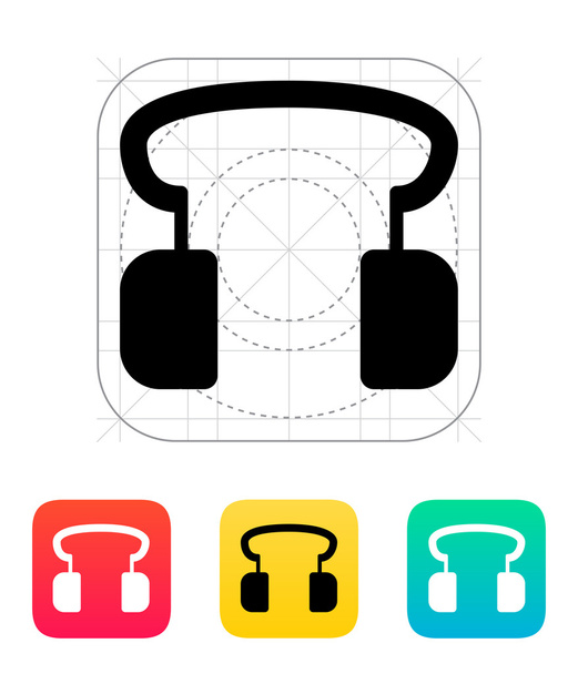 Headphones icon. - Vector, Image