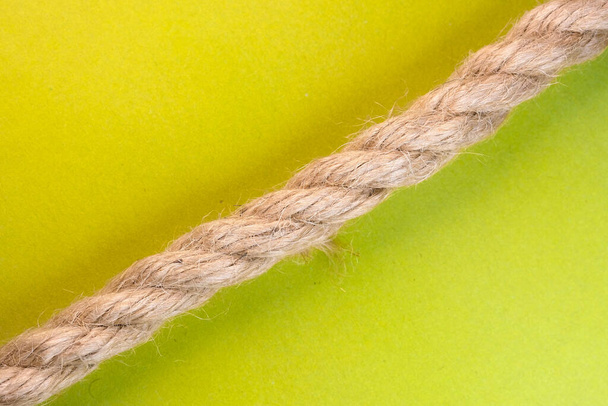 closeup image of part of a rope - Foto, Imagen