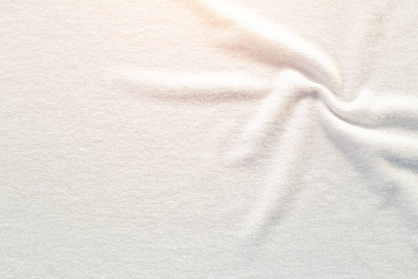White towel texture  for background. - Foto, Imagen
