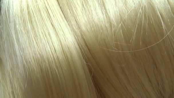 Hervorheben blondes Haar Textur Hintergrund - Filmmaterial, Video