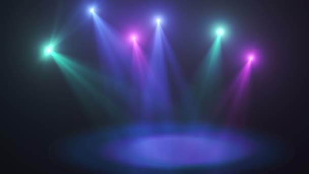 Stage lights moving motion background 4k - Footage, Video