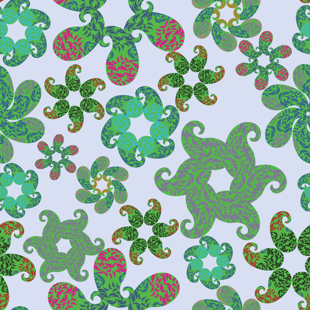 Whimsical floral background - Vettoriali, immagini