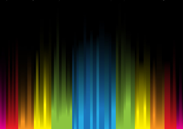 Iridescent light on a black background3 - Vector, afbeelding