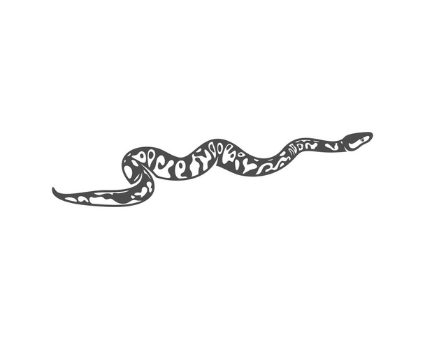 Pythonschlange Logo Vektor, Tiergrafik, Schlangendesign Vorlage Illustration - Vektor, Bild