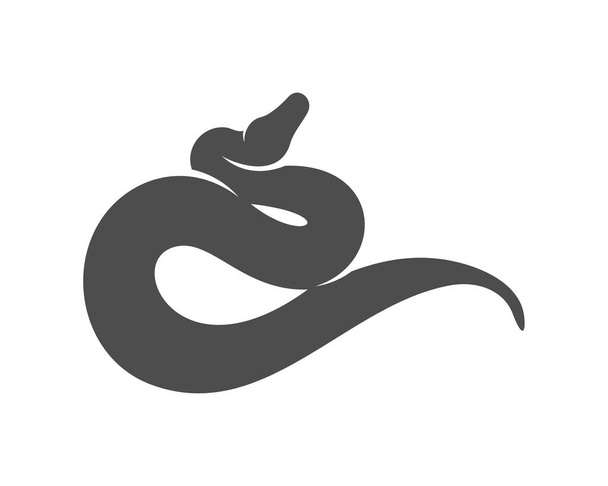 Vecteur de logo de serpent Python, Image animalière, Illustration de modèle de conception de serpent
 - Vecteur, image