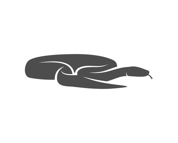 Python snake logo vektor, Animální grafika, Snake design Šablona ilustrace - Vektor, obrázek