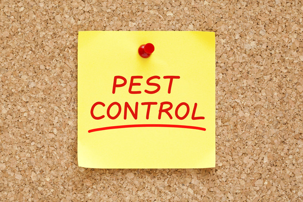 Pest Control Sticky Note - Foto, Imagem