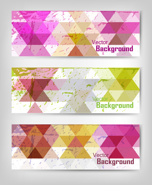 Colorful abstract geometric background - Vector, afbeelding