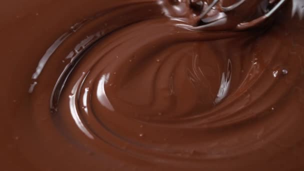 geschmolzene Premium-Schokolade Hintergrund - Filmmaterial, Video