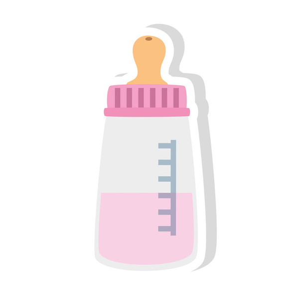 ikona butelki mleka dla niemowląt - Wektor, obraz