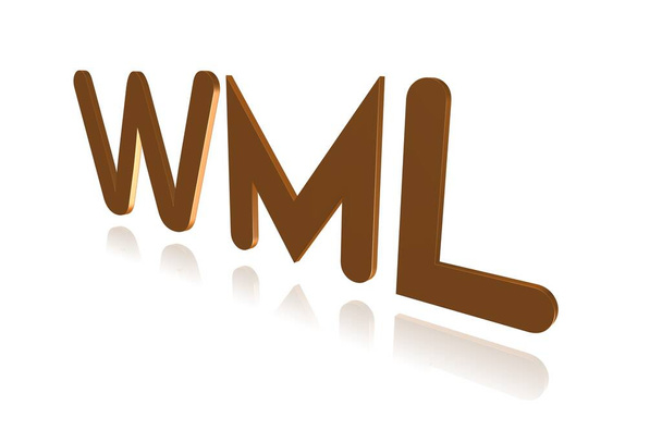 Programlama Terimi - Wml - Kablosuz İşaretleme Dili - 3d resim - Fotoğraf, Görsel