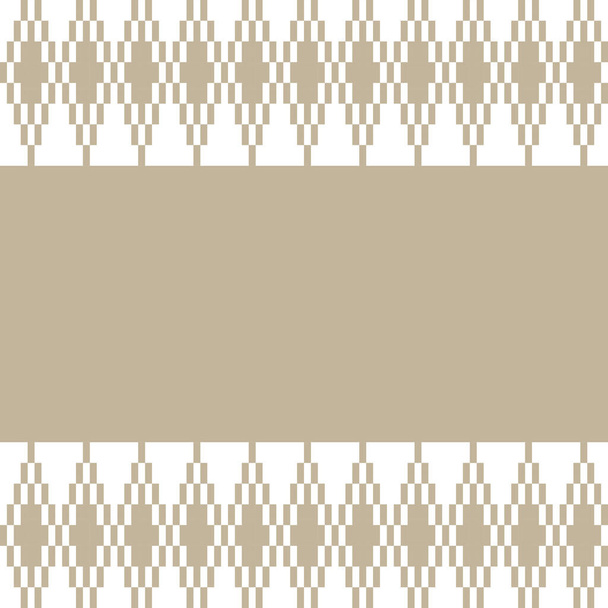 This is an argyle border template suitable for backgrounds, printing materials, e commerce and etc. - Vector, Image