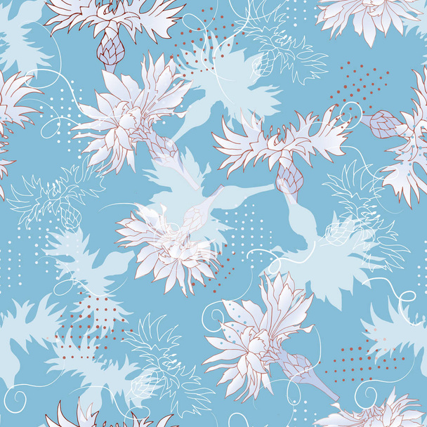 pradera flores Cottage impresión digital Adormidera mantel