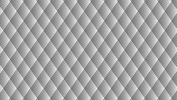 Абстрактный фон - пересечение черных линий на белом фоне - 3D иллюстрация
 - Фото, изображение