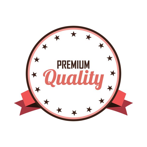 Premium label - Vector, imagen