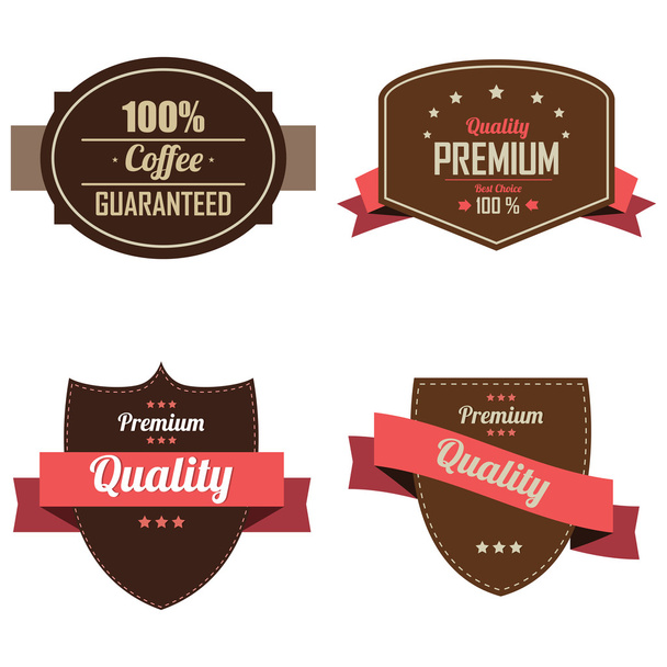 Premium labels - Vector, imagen