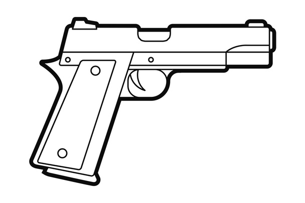 broń ikona symbol - Wektor, obraz