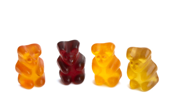 jelly bears isolated on white background - Photo, Image