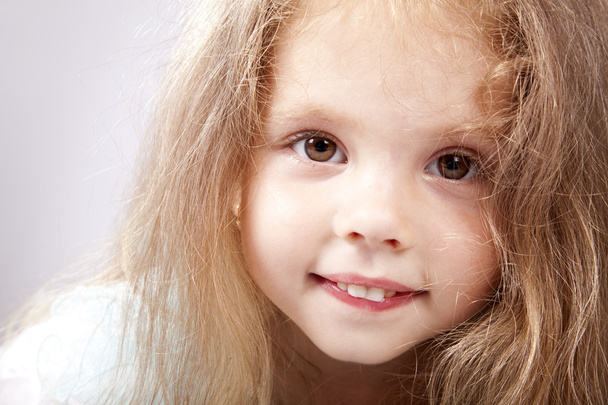 Portrait of beautiful little girl. - Zdjęcie, obraz