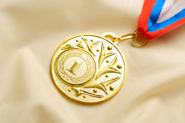 Medalha de metal em primeiro lugar
 - Foto, Imagem