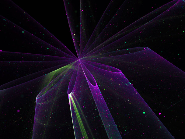 Абстрактна Прозора фіолетова квітка - Фрактальне мистецтво
 - Фото, зображення