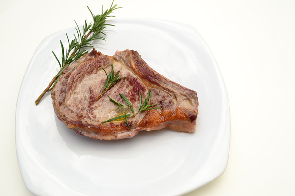 Grilled steak with rosemary - Photo, Image