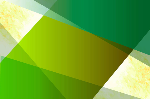Σύγχρονη αφηρημένη πράσινο γεωμετρικό υπόβαθρο με κλίση τρίγωνα, διακεκομμένες φωτεινές γραμμές και ζωντανή τόνους ακουαρέλα. - Διάνυσμα, εικόνα