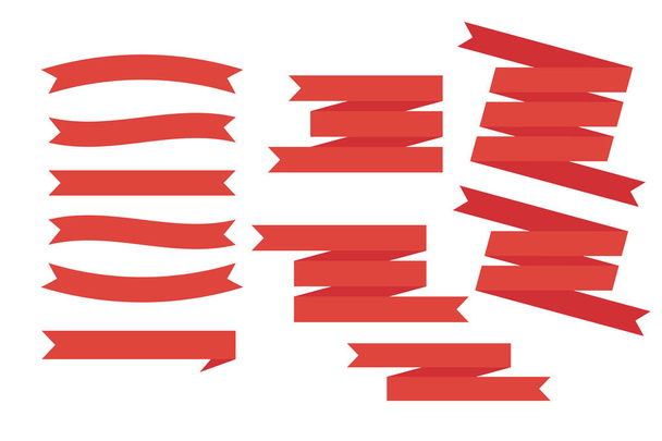 κορδέλα σχεδιασμό πανό που λευκό φόντο διανυσματική απεικόνιση - Διάνυσμα, εικόνα